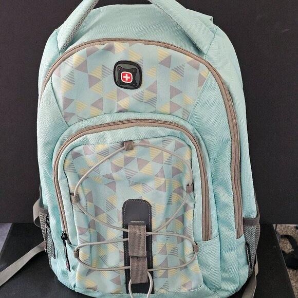 Wegner Swiss Gear "The Mars" Business Backpack in Mint, grey and white - Picture 1 of 12